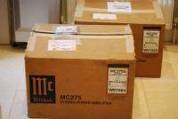McIntosh MC275 both boxed